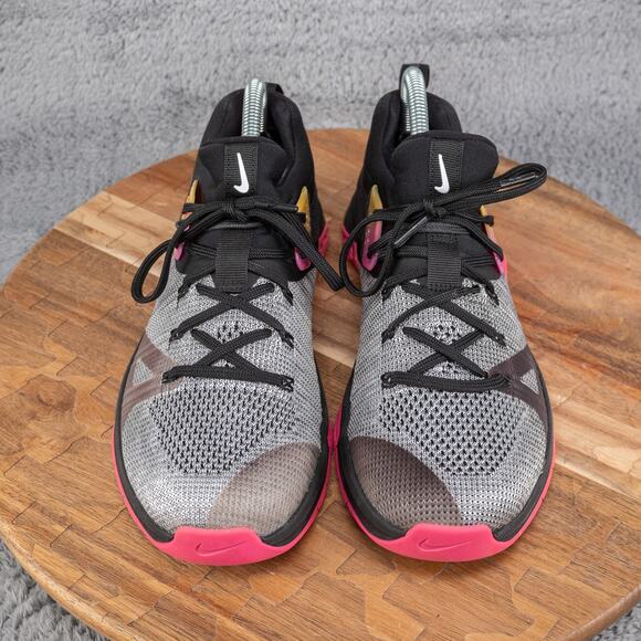 Nike Metcon Flyknit 3 Gray Pink Training Running Shoes AR5623-002 Women Sz 9 EUC - Picture 2 of 10